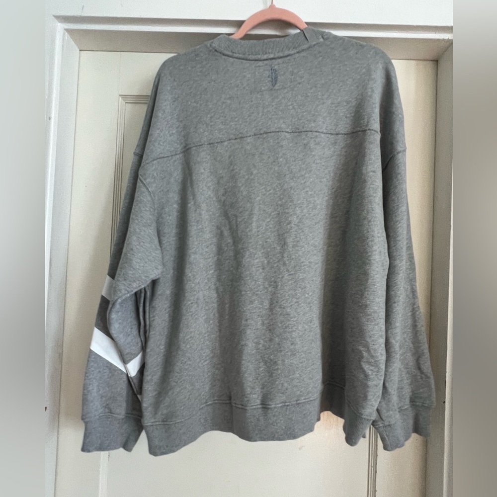 FP Movement All Star Logo Sweatshirt in Heather Grey Combo Size Small NWT - Picture 3 of 10